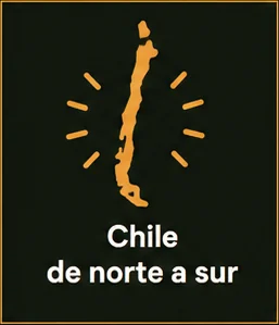 Insignia bloqueada: Chile de norte a sur
